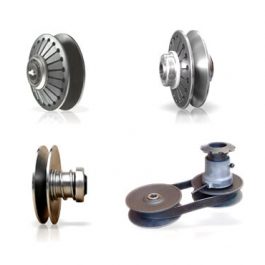 Variator pulleys