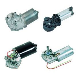 DC motors with worm gear